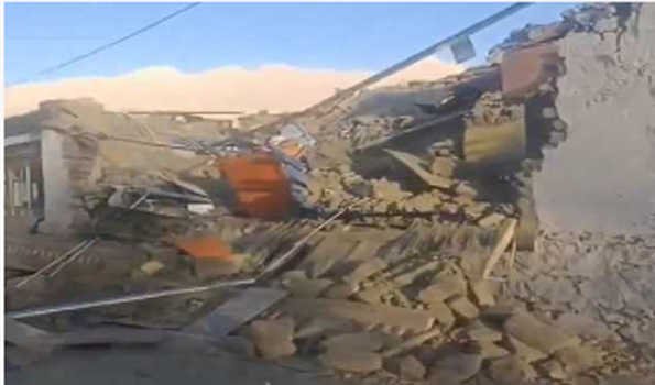 चीन में विनाशकारी भूकंप,126 लोगों की मौत, 188 घायल