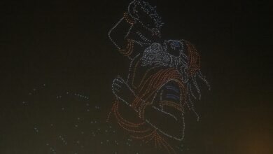 भव्य महाकुम्भ का दिव्य ड्रोन शो, श्रद्धालुओं का मोह लिया मन
