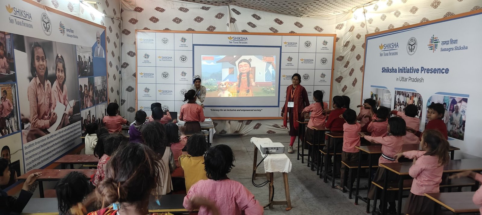 विद्याकुम्भ प्राथमिक विद्यालय से संवर रहा श्रमिकों के बच्चों का भविष्य'