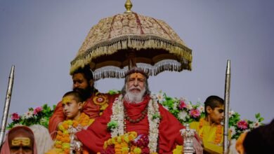 अपने इष्ट गणपति और नागा संन्यासियों को लेकर महाकुम्भ क्षेत्र पहुंचा श्री शंभू पंच दशनाम अटल अखाड़ा