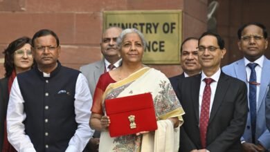 मिथिला पेंटिंग वाली साड़ी में दिखीं निर्मला सीतारमण