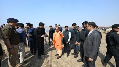 सीएम योगी ने किया संगम नोज का स्थलीय निरीक्षण, पूरी घटना की ली जानकारी