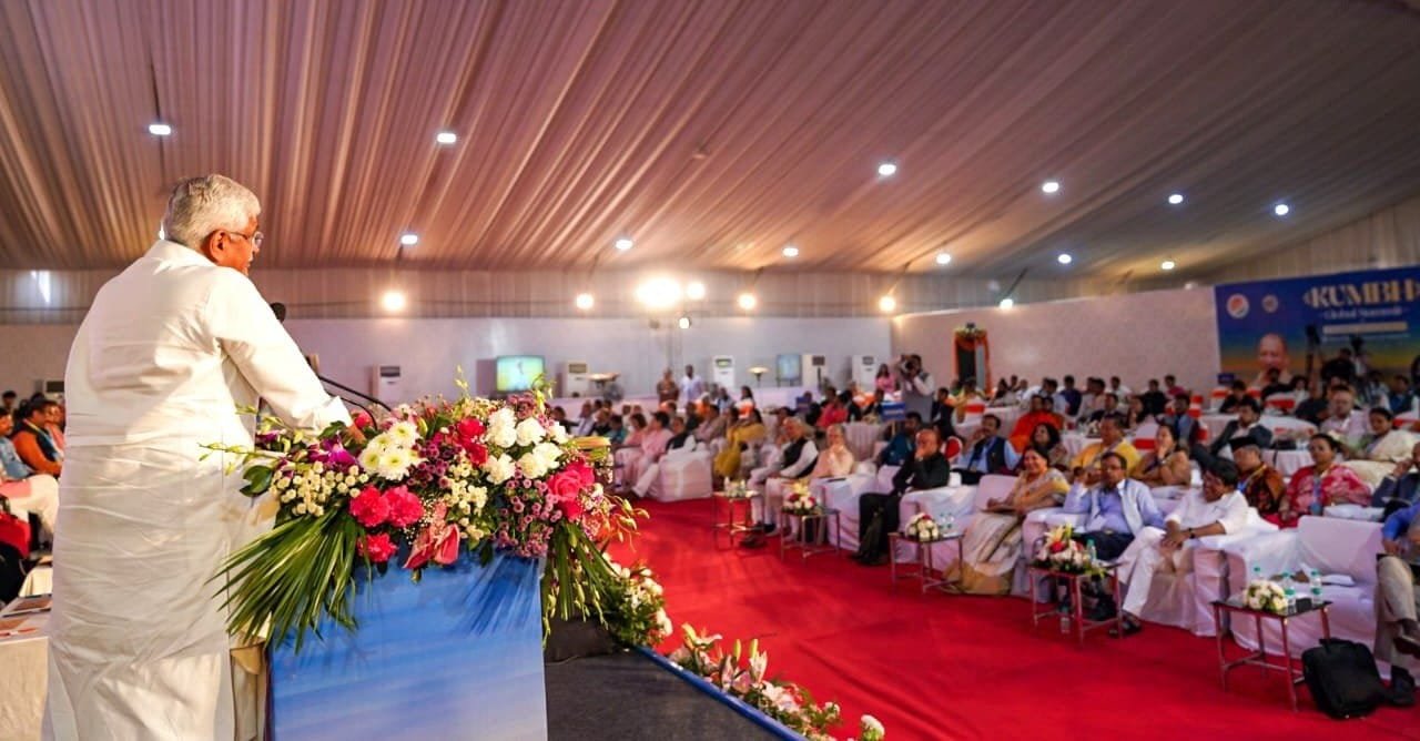 कुम्भ ग्लोबल समिट 2025 में बोले केंद्रीय संस्कृति एवं पर्यटन मंत्री गजेन्द्र सिंह शेखावत