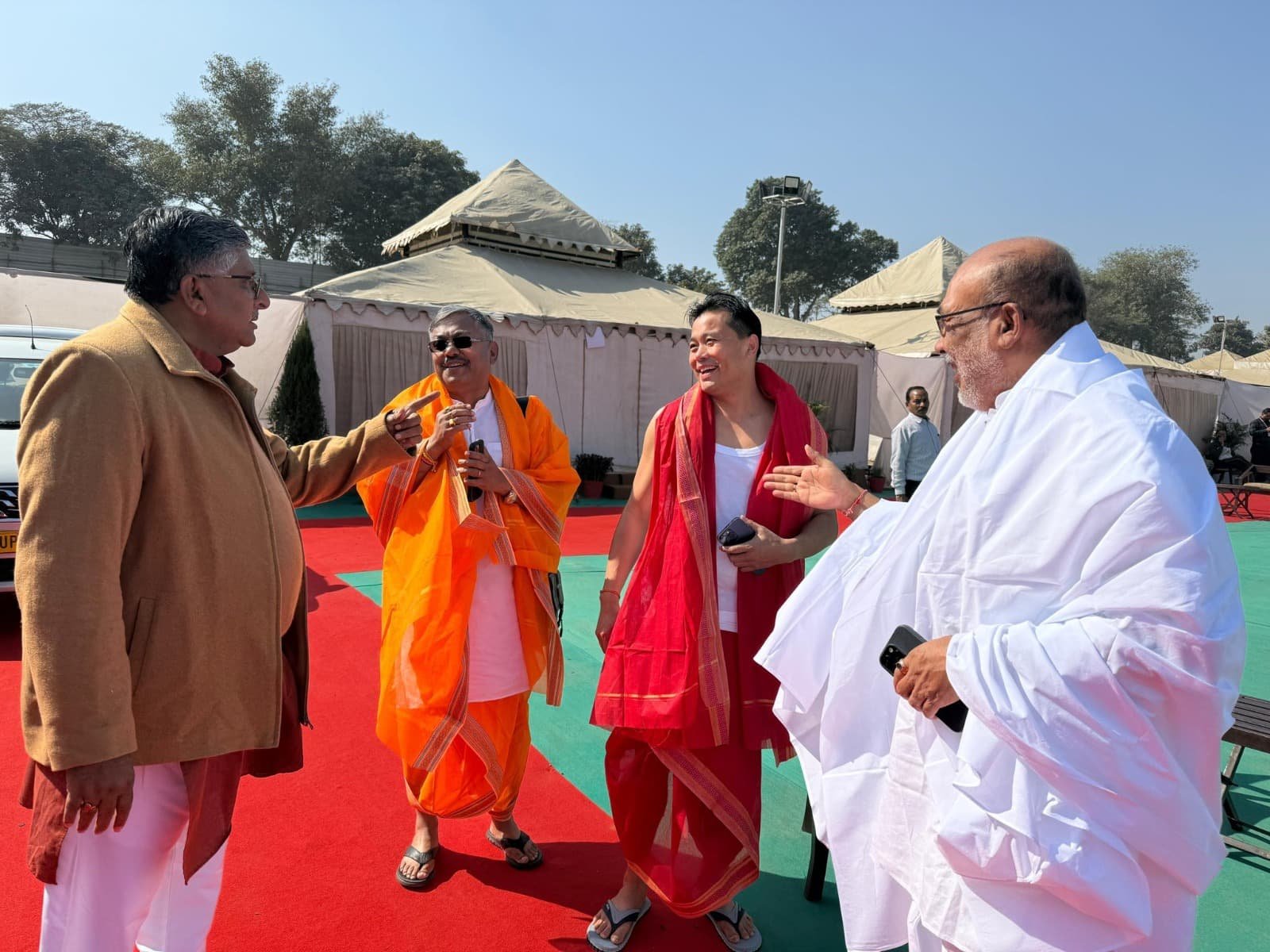 मणिपुर के मुख्यमंत्री एन. बीरेन सिंह पहुंचे महाकुम्भ नगर, साझा किया आध्यात्मिक अनुभव