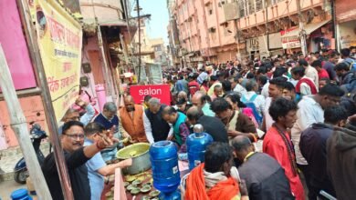 संकल्प शिविर : श्रद्धालुओं की भारी भीड़ ने चखा प्रसाद