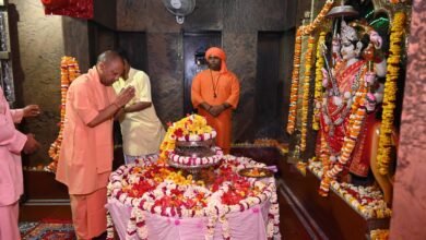मुख्यमंत्री ने किए मां पाटेश्वरी के दर्शन