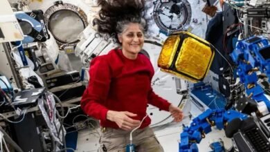 सुनीता विलियम्स और तीन अन्य अंतरिक्ष यात्री आईएसएस से पृथ्वी पर लौटे