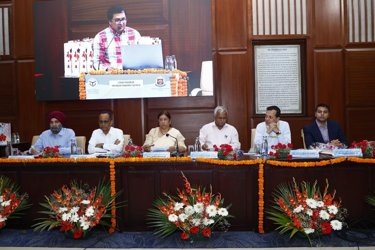 केजीएमयू लखनऊ में प्रमोट फार्मा द्वारा आयोजित सम्मेलन में नीति निर्माता, उद्योग विशेषज्ञ और प्रमुख चिकित्सा संस्थानों ने साझा किए विचार