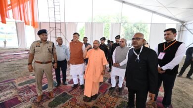 एक दिवसीय दौरे पर कानपुर पहुंचे योगी आदित्यनाथ