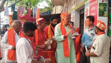 जनसभा की सफलता के लिए भाजपा का जनसंपर्क अभियान प्रारम्भ