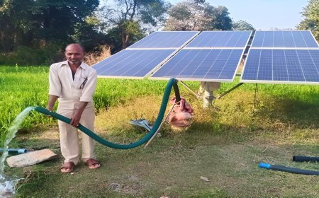 बुंदेलखंड में साथ साथ हो रही पानी और बिजली की खेती