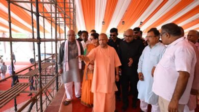 30 मई को पीएम के कानपुर दौरे से पहले सीएम योगी ने कानपुर में जनसभा स्थल का किया निरीक्षण