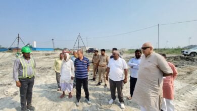 निर्माणाधीन महात्मा गौतम बुद्ध कृषि एवं प्रौद्योगिकी विश्वविद्यालय का किया औचक निरीक्षण
