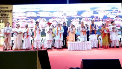 अहिल्याबाई होल्कर जन्म त्रिशताब्दी वर्ष स्मृति अभियान में पहुंचे भाजपा के राष्ट्रीय महामंत्री (संगठन)