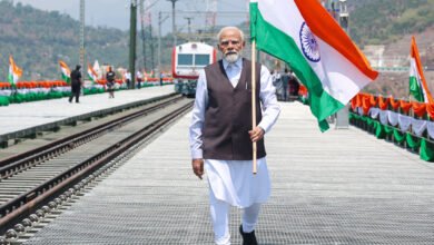 मोदी ने रियासी में दुनिया के सबसे ऊंचे चिनाब रेल पुल का किया उद्घाटन