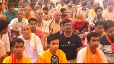 श्रीराम कथा को सुनकर आनंद से सराबोर हुए रामभक्त