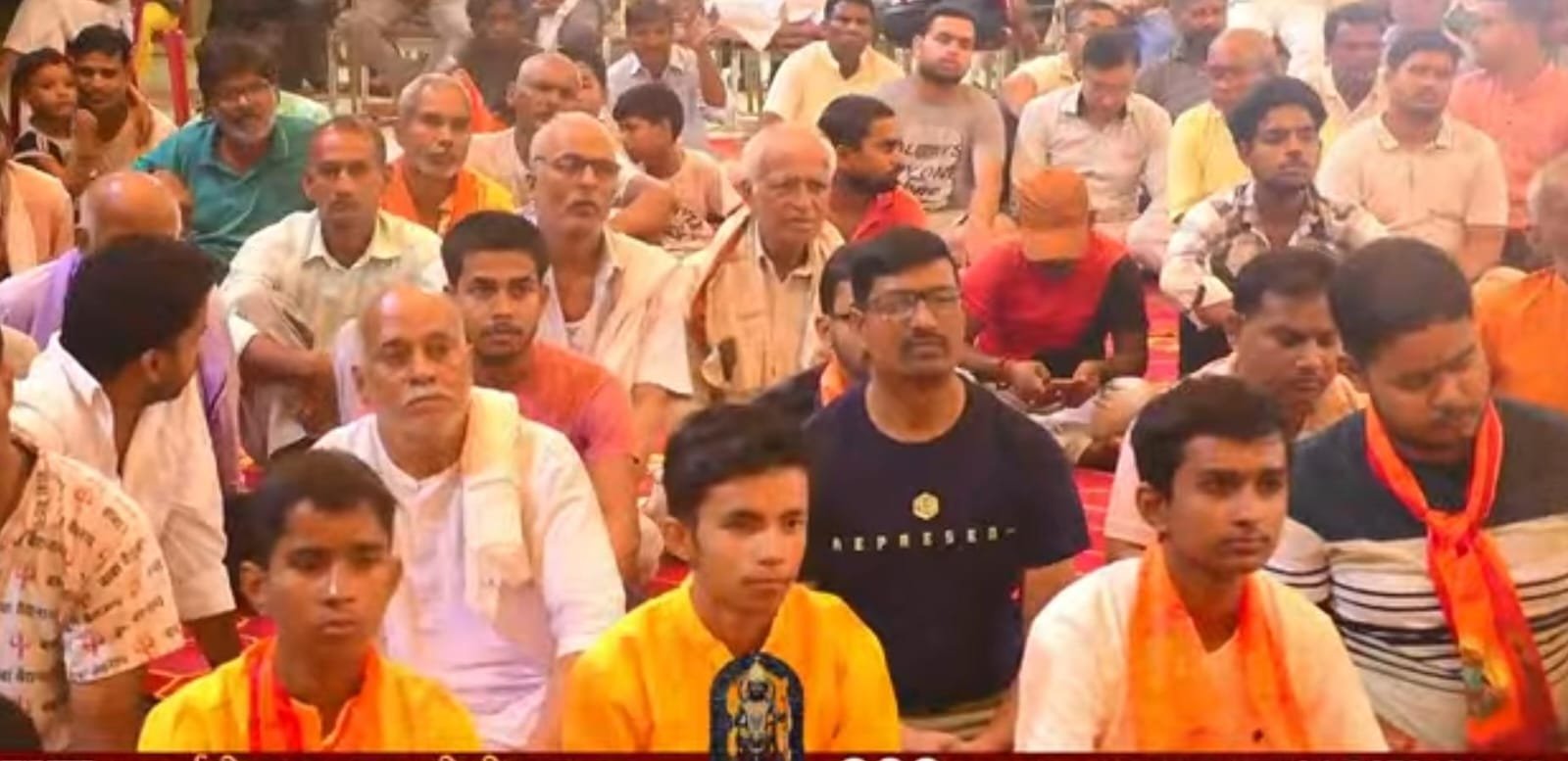 श्रीराम कथा को सुनकर आनंद से सराबोर हुए रामभक्त