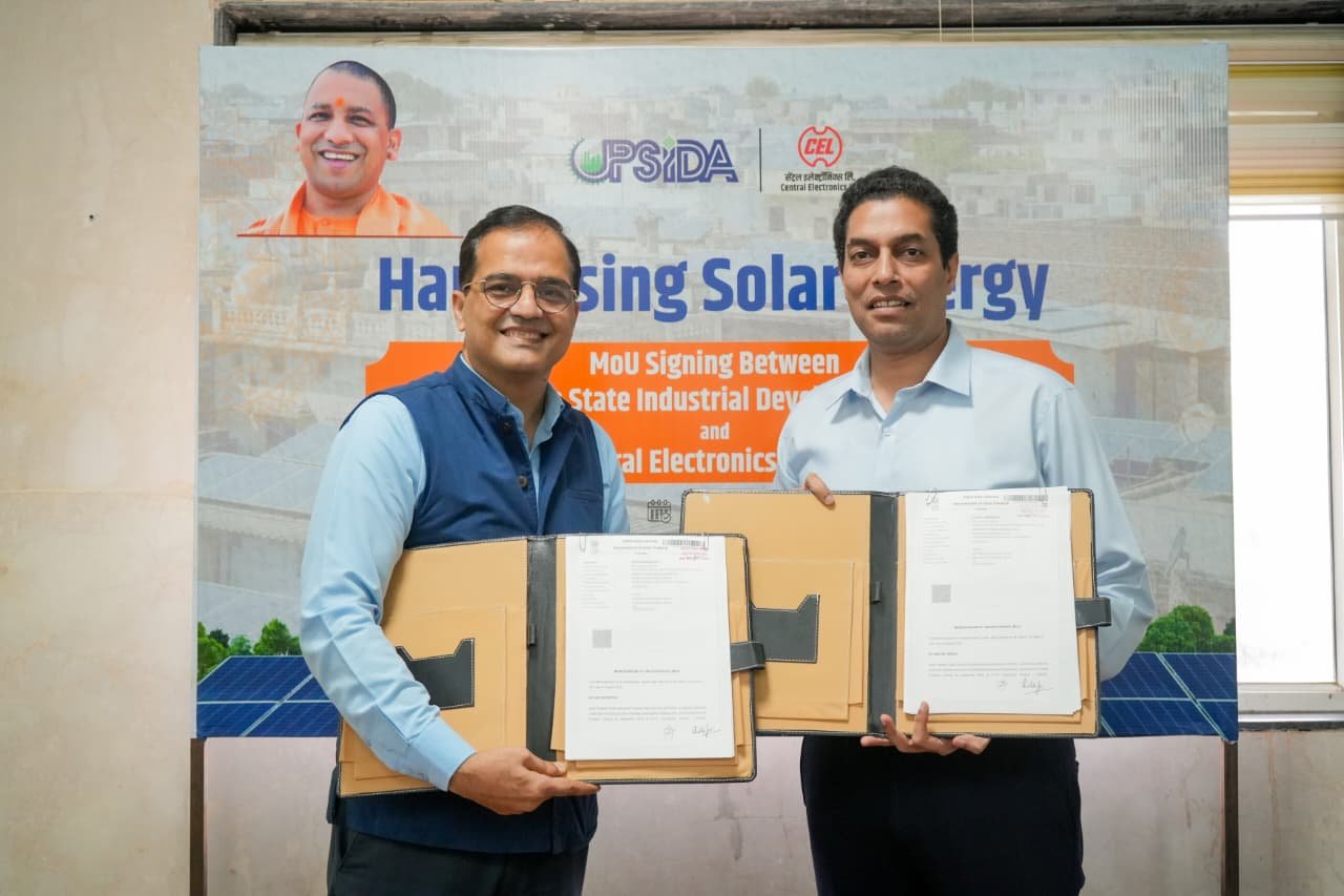 यूपीसीडा और सीईएल के बीच करार, सौर ऊर्जा, ई-वाहन चार्जिंग और स्मार्ट अवसंरचना पर होगा फोकस