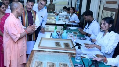 संपूर्णानंद संस्कृत विश्वविद्यालय पहुंचे सीएम योगी, तीसरी बार हुआ परिसर में आगमन.पांडुलिपियों के संरक्षण को और तीव्रता से आगे बढ़ाने का निर्देश.