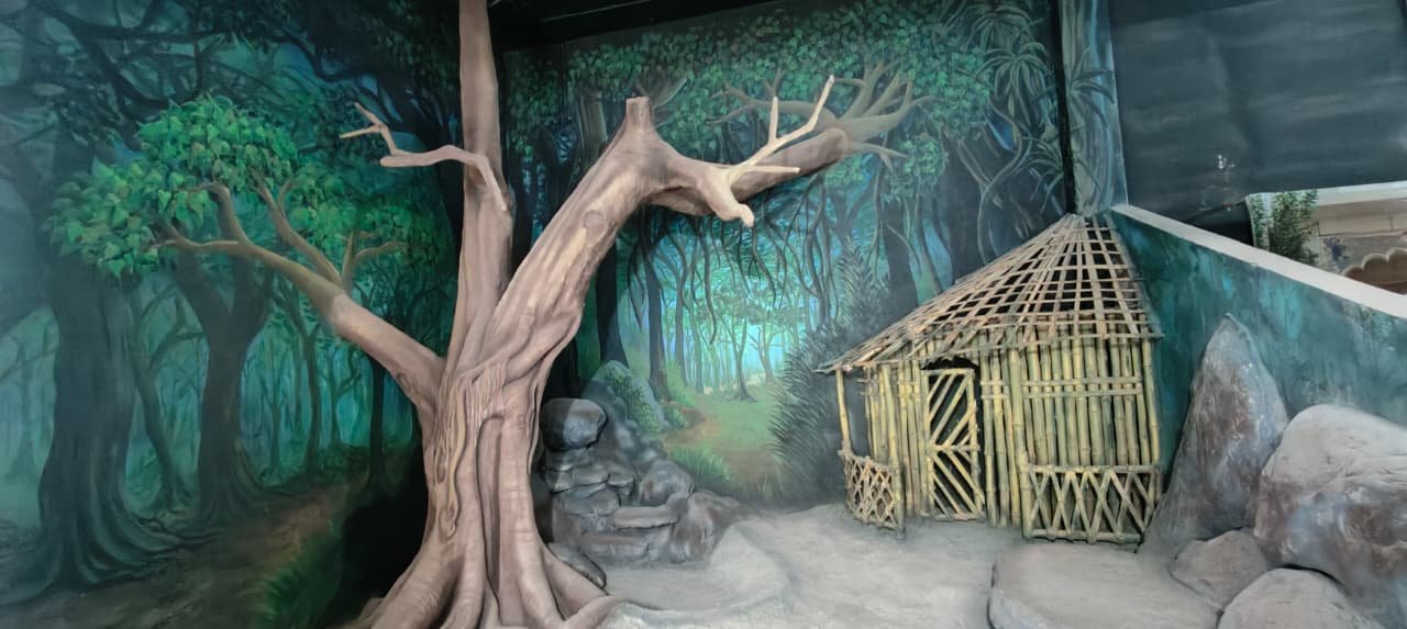 परिक्रमा मार्ग पर 10 हजार वर्ग फीट में तेजी से हो रहा संग्रहालय का निर्माण