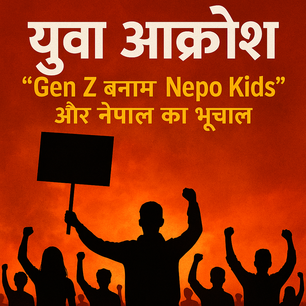 युवा आक्रोश — "Gen Z बनाम Nepo Kids" और नेपाल का भूचाल