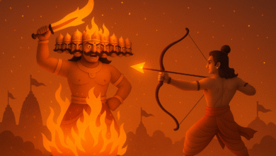 “दशहरा: बुराई पर अच्छाई की विजय का पर्व- रावण के दस सिरों में छिपा है मानव जीवन का पूरा दर्शन”