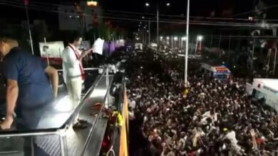 टीवीके प्रमुख और अभिनेता से राजनेता बने विजय के जनसंपर्क कार्यक्रम में मचा हड़कंप