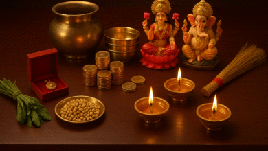 धनतेरस-दीपावली 2025 पर क्या खरीदना शुभ है और किन वस्तुओं से बचना चाहिए? सोना-चांदी, झाड़ू, बर्तन और नमक जैसी शुभ वस्तुओं के साथ जानें किन चीज़ों की खरीद से नुकसान हो सकता है। धार्मिक मान्यताओं, ज्योतिष और आधुनिक विशेषज्ञों की राय के साथ यह विस्तृत CMG TIMES रिपोर्ट बताएगी शुभ-अशुभ खरीददारी के नियम।