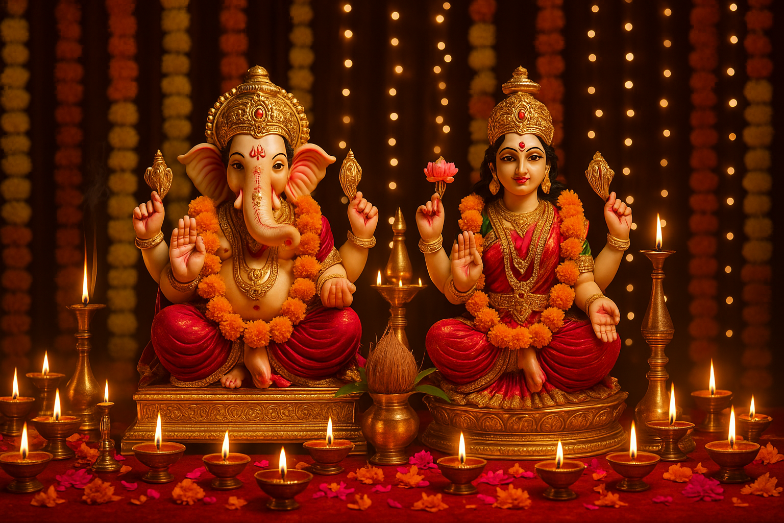 दीपावली 2025 इस वर्ष 20 अक्टूबर, सोमवार को मनाई जाएगी। कार्तिक अमावस्या की इस रात्रि में लक्ष्मी–गणेश पूजन का शुभ मुहूर्त सायं 6:15 बजे से रात 8:10 बजे तक (प्रदोष काल व वृषभ लग्न) रहेगा। इस दिन घर की उत्तर या पूर्व दिशा में कलश, दीप, पुष्प और बहीखाते सहित पूजन करें। देवी लक्ष्मी और गणेश की आरती, दीपदान और बहीखाता पूजन से धन, समृद्धि और स्थिरता प्राप्त होती है। शास्त्रों में कहा गया है - “स्थिरे लग्ने च या पूजा लक्ष्म्याः सायुज्यमाप्नुयात्।” इस रात प्रदोष काल में की गई आराधना जीवन में स्थायी शुभ फल देती है। दीपावली का संदेश है - अंधकार से प्रकाश की ओर बढ़ना।