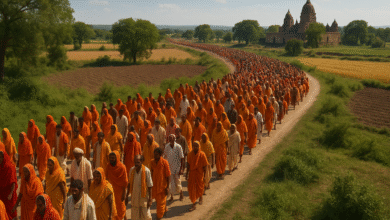 संभल की चौरासी कोसी परिक्रमा एक पौराणिक यात्रा है, जो भगवान विष्णु के कल्कि अवतार की जन्मभूमि से जुड़ी मानी जाती है। यह परिक्रमा वैदिक काल से चली आ रही परंपरा है, जिसे अब योगी सरकार के प्रयासों से पुनर्जीवित किया गया है। वंशगोपाल कल्कि धाम से शुरू होकर यह यात्रा 84 कोस तक के 68 तीर्थों और 19 प्राचीन जलस्रोतों से होकर गुजरती है। हजारों श्रद्धालु इस यात्रा में शामिल होकर धर्म, संस्कृति और सनातन परंपरा के प्रति अपनी श्रद्धा व्यक्त कर रहे हैं। यह आयोजन अब धार्मिक पर्यटन और सांस्कृतिक पुनर्जागरण का प्रतीक बन चुका है।