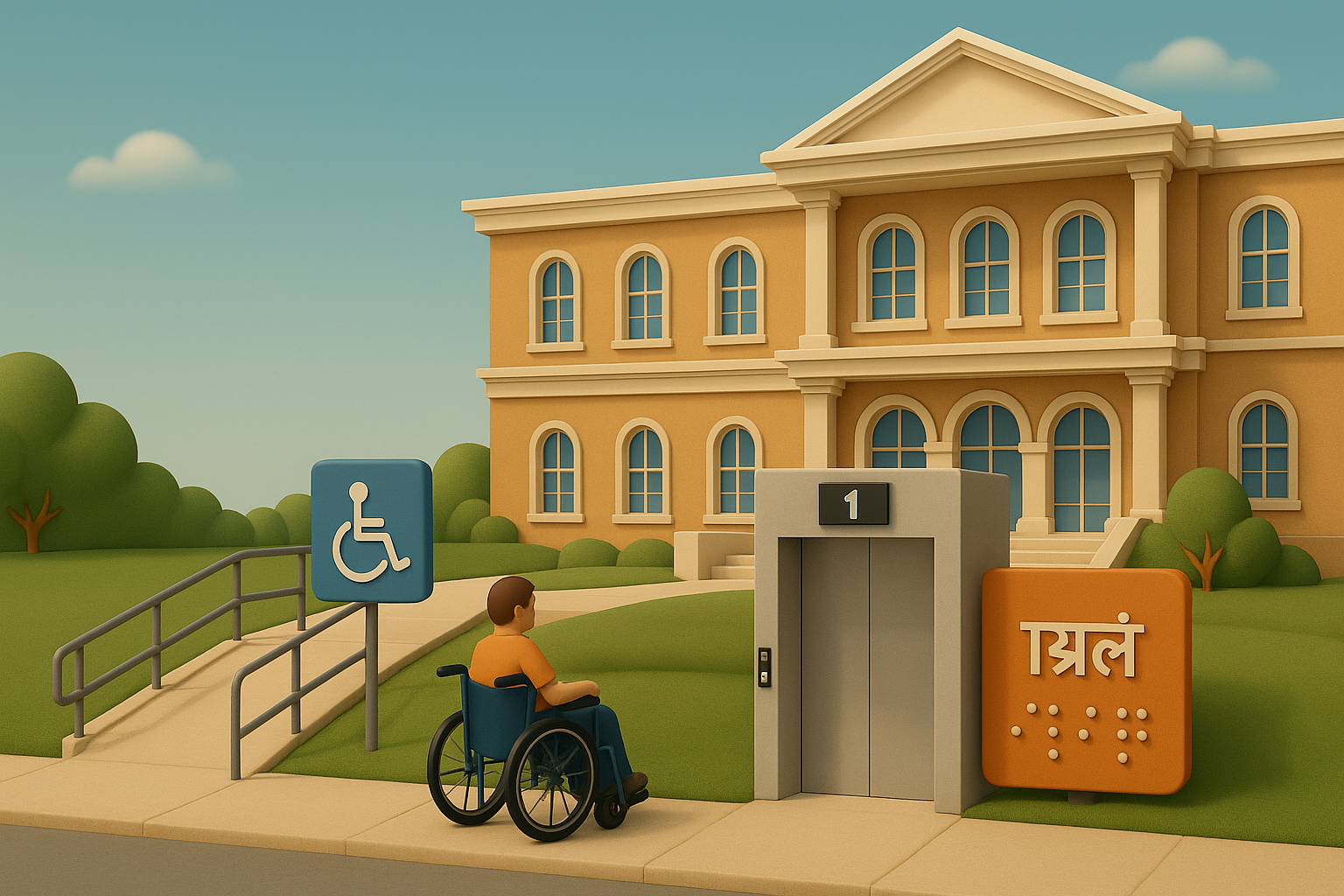 पांच सरकारी भवनों में सुगम आवागमन की विशेष सुविधाएं विकसित होंगी