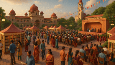 गोरखपुर दीनदयाल उपाध्याय विश्वविद्यालय परिसर में 1 से 9 नवंबर तक ‘प्रथम गोरखपुर पुस्तक महोत्सव’ का आयोजन नेशनल बुक ट्रस्ट द्वारा किया जा रहा है। मुख्यमंत्री योगी आदित्यनाथ के उद्घाटन से शुरू होने वाला यह आयोजन साहित्य, कला, अध्यात्म और संस्कृति का अनोखा संगम होगा। इसमें 100 से अधिक प्रकाशक, साहित्यिक चर्चाएं, बाल मंडप की गतिविधियां, सांस्कृतिक प्रस्तुतियां और ई-लाइब्रेरी अनुभव जैसे अनेक आकर्षण शामिल हैं। इस महोत्सव में प्रवेश निःशुल्क रहेगा और यह आयोजन गोरखपुर की सांस्कृतिक धरोहर को नई ऊँचाइयों पर ले जाएगा।