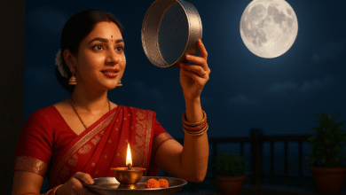 पति की लंबी उम्र और अखंड सौभाग्य की कामना के लिए सुहागिनें करती हैं यह व्रत। जानें करवा चौथ व्रत की कथा, पूजा विधि, शुभ मुहूर्त और चांद निकलने का समय।