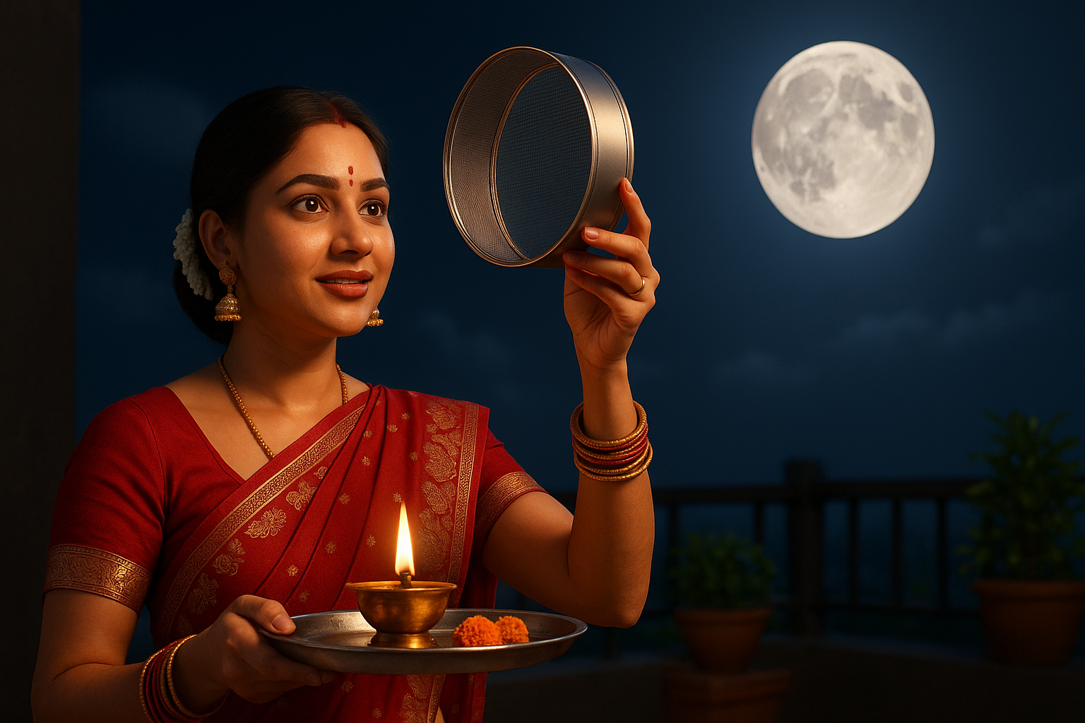 पति की लंबी उम्र और अखंड सौभाग्य की कामना के लिए सुहागिनें करती हैं यह व्रत। जानें करवा चौथ व्रत की कथा, पूजा विधि, शुभ मुहूर्त और चांद निकलने का समय।