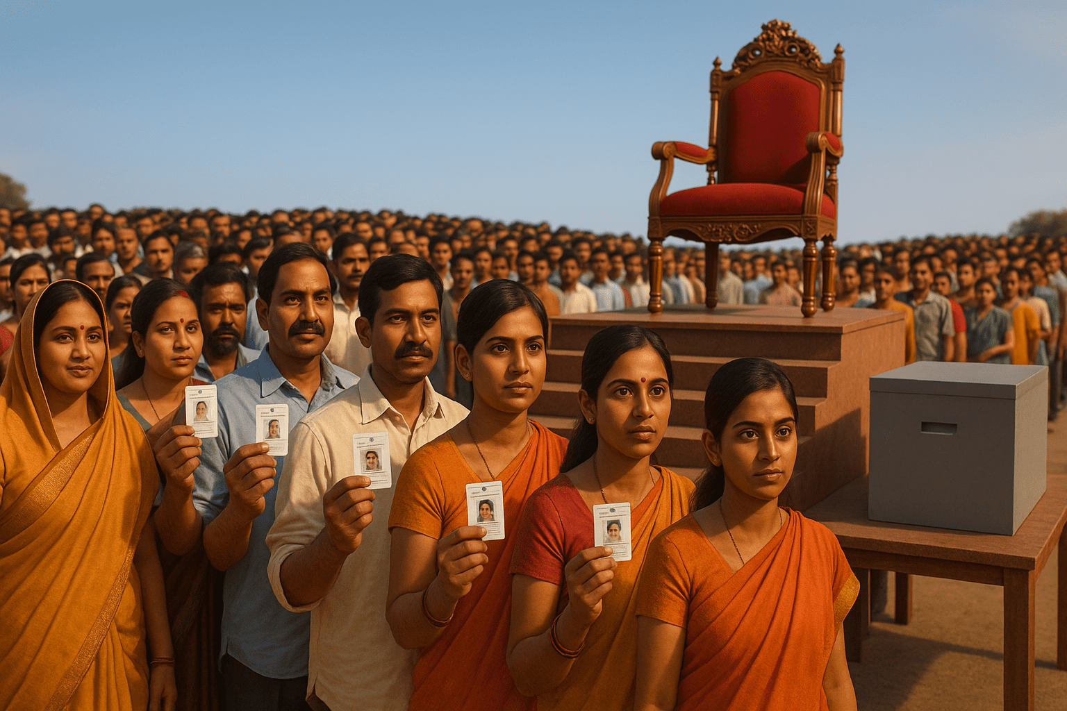 बिहार विधानसभा चुनाव 2025 के दूसरे और अंतिम चरण में राज्य की 122 सीटों पर लगभग 67.14 प्रतिशत मतदान दर्ज किया गया। ग्रामीण इलाकों से लेकर शहरी केंद्रों तक मतदाताओं ने उत्साह से हिस्सा लिया। महिलाओं और युवाओं की भागीदारी उल्लेखनीय रही। अरवल में एक अधिकारी की मृत्यु जैसी घटनाओं के बावजूद मतदान शांतिपूर्ण रहा। एग्जिट पोल्स में एनडीए को 133 से 167 सीटों तक बढ़त दिखाई गई है, जबकि महागठबंधन ने सर्वेक्षणों को भ्रामक बताते हुए वास्तविक नतीजों में अपनी जीत का दावा किया है। अब निगाहें 14 नवंबर की मतगणना पर हैं।