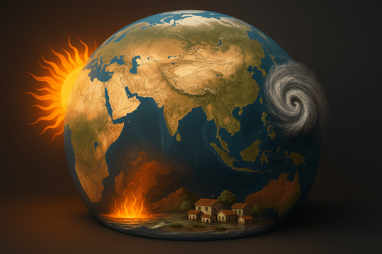 जर्मन वॉच की ‘2026 जलवायु जोखिम सूचकांक’ रिपोर्ट के अनुसार भारत दुनिया के उन शीर्ष दस देशों में शामिल है जो जलवायु परिवर्तन से सबसे अधिक प्रभावित हैं। रिपोर्ट में बताया गया कि लू, तूफान और बाढ़ जैसी चरम मौसम की घटनाएं मानव जीवन और अर्थव्यवस्था के लिए गंभीर खतरा बन चुकी हैं। पिछले 30 वर्षों में 9,700 से अधिक ऐसी घटनाओं से 8.3 लाख लोगों की मौतें हुईं और 4.5 लाख करोड़ डॉलर से ज्यादा का आर्थिक नुकसान हुआ। विशेषज्ञों ने भारत में जलवायु नीतियों को और सुदृढ़ करने की आवश्यकता बताई है।