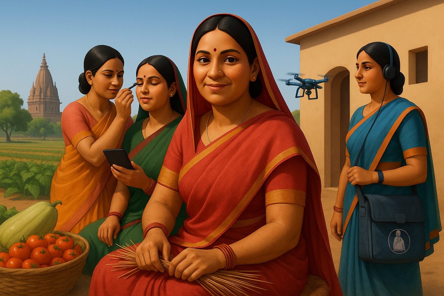 वाराणसी की महिलाएं घर की दहलीज से निकलकर प्रदेश में नया कीर्तिमान स्थापित कर रही हैं। दीनदयाल अन्त्योदय योजना - राष्ट्रीय ग्रामीण आजीविका मिशन में वाराणसी अक्टूबर 2025 की रैंकिंग में प्रथम स्थान पर रहा है। जिले की 1.38 लाख से अधिक महिलाएं 11879 स्वयं सहायता समूहों के माध्यम से कृषि, पशुपालन, ब्यूटी पार्लर, टेक-होम राशन, जूट बैग, ड्रोन सखी जैसी आजीविका गतिविधियों से जुड़कर परिवार की आय बढ़ा रही हैं। महिला सशक्तिकरण, वित्तीय साक्षरता और रोजगार सृजन में वाराणसी प्रदेश का मॉडल बन गया है।