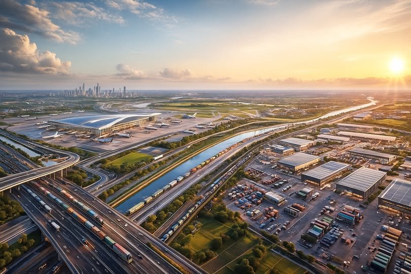 योगी सरकार उत्तर प्रदेश को देश का सबसे बड़ा लॉजिस्टिक्स हब बनाने की दिशा में तेजी से आगे बढ़ रही है। जेवर इंटरनेशनल एयरपोर्ट, दादरी मल्टी-मोडल लॉजिस्टिक्स पार्क और डेडिकेटेड फ्रेट कॉरिडोर जैसे प्रोजेक्ट्स से प्रदेश में सड़क, रेल और हवाई कनेक्टिविटी नई ऊंचाइयों पर पहुंच गई है। इससे उद्योगों को माल ढुलाई में गति, लागत में कमी और व्यापार विस्तार में बड़ा लाभ मिल रहा है। यूपी मल्टी-मोडल लॉजिस्टिक्स पार्क पॉलिसी-2024 रोजगार, निवेश और आधुनिक औद्योगिक ढांचे को प्रोत्साहित कर रही है। यह प्रोजेक्ट तेजी से राज्य को राष्ट्रीय एवं वैश्विक सप्लाई चेन का मजबूत केंद्र बना रहा है।