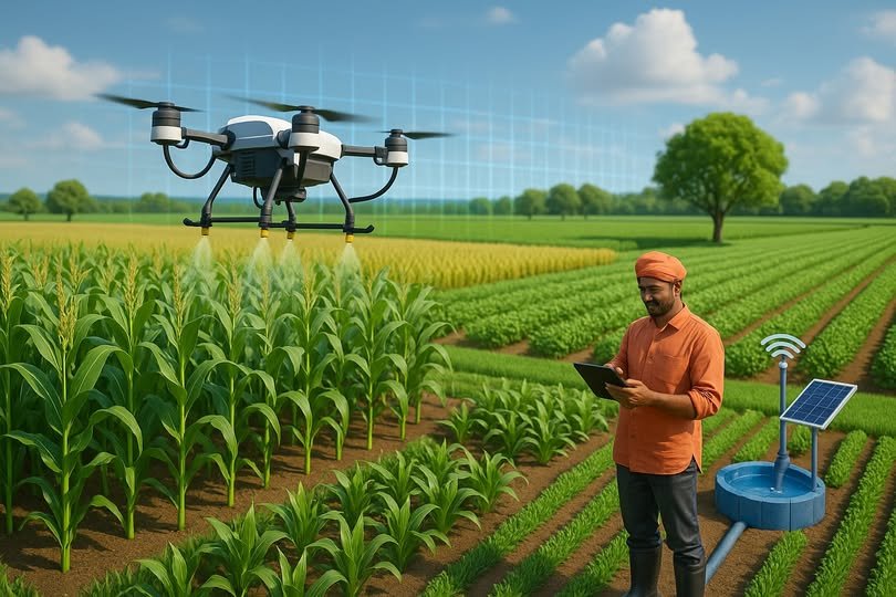 उत्तर प्रदेश में कृषि क्षेत्र तेजी से आर्टिफिशियल इंटेलिजेंस आधारित तकनीकों को अपना रहा है। मुख्यमंत्री योगी आदित्यनाथ के नेतृत्व में ड्रोन, स्मार्ट सिंचाई, डिजिटल सलाह और एआई आधारित कीट-रोग निगरानी प्रणाली किसानों के लिए बेहद फायदेमंद सिद्ध हो रही है। इससे फसलों की उपज में उल्लेखनीय वृद्धि और किसानों की आय में बड़ा सुधार हुआ है। विश्व बैंक व गूगल के सहयोग से यूपी देश का अग्रणी राज्य बन चुका है जहां किसानों को वास्तविक समय में वैज्ञानिक परामर्श और मार्केट एक्सेस मिल रहा है। एआई आधारित स्मार्ट खेती प्रदेश की अर्थव्यवस्था को नई दिशा दे रही है।