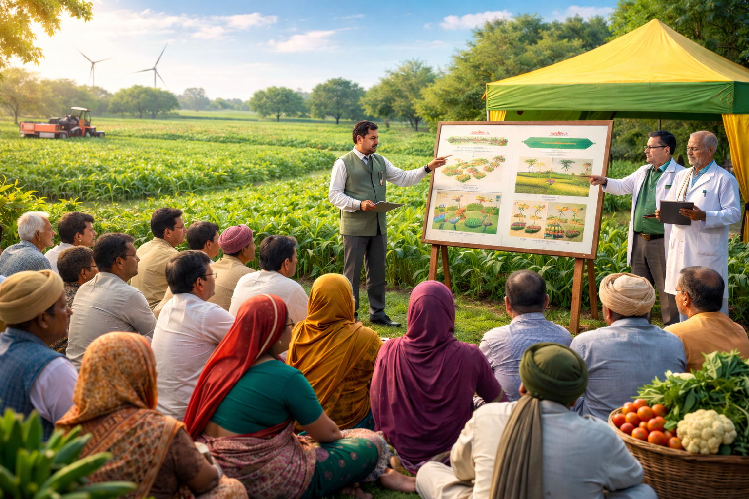 योगी आदित्यनाथ की पहल पर शुरू हुई किसान पाठशाला 8.0 के तहत मात्र 10 दिनों में 6.98 लाख किसानों को आधुनिक खेती का प्रशिक्षण दिया गया। रबी सीजन में चल रहे इस अभियान से किसान नई तकनीक, कम लागत और अधिक उत्पादन की ओर तेजी से बढ़ रहे हैं।