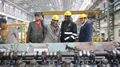 Banaras Rail Engine Factory, BLW Varanasi, Botswana Transport Minister Visit, Noah Salaka India Visit, Indian Locomotive Manufacturing, Make in India Railways, BLW Export Locomotives, Railway Factory Varanasi