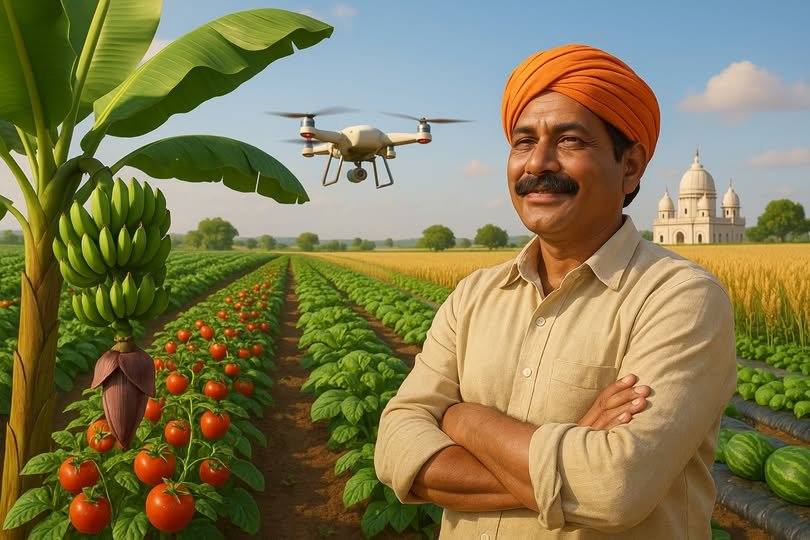 उत्तर प्रदेश में खेती अब परंपरागत सीमाओं से आगे बढ़कर तकनीक आधारित और लाभकारी मॉडल बन रही है। टिश्यू कल्चर, फसल पुनर्चक्रण और सहकारिता आधारित खेती से किसानों की आय में वृद्धि हुई है। मुख्यमंत्री योगी आदित्यनाथ की किसान हितैषी नीतियों, समय पर भुगतान और सरकारी प्रोत्साहन से ग्रामीण अर्थव्यवस्था को नई मजबूती मिली है।