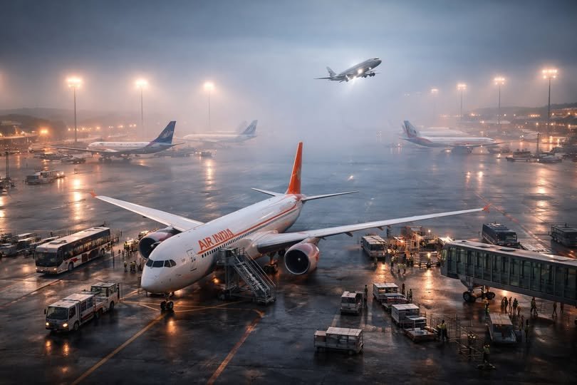 उत्तर भारत में घने कोहरे और बेहद कम दृश्यता के कारण हवाई यातायात बुरी तरह प्रभावित हो रहा है। दिल्ली, चंडीगढ़, पटना और पूर्वी भारत के कई हवाई अड्डों पर उड़ानों में देरी, मार्ग परिवर्तन और रद्दीकरण की स्थिति बनी हुई है। एयर इंडिया समेत कई एयरलाइनों ने यात्रियों के लिए एडवाइजरी जारी कर यात्रा से पहले फ्लाइट स्टेटस जांचने की सलाह दी है। मौसम विभाग ने अगले कुछ दिनों तक कोहरे के बने रहने की चेतावनी दी है। ऐसे में यात्रियों से अतिरिक्त सतर्कता और धैर्य बनाए रखने की अपील की गई है।