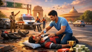 केन्द्रीय सड़क परिवहन एवं राजमार्ग मंत्री नितिन गडकरी ने लोक सभा में बताया कि सड़क दुर्घटनाओं में घायलों की मदद करने वालों को अब पुलिस पूछताछ या कानूनी परेशानी का सामना नहीं करना पड़ेगा। ऐसे मददगारों को 25 हजार रुपये की आर्थिक सहायता दी जाएगी। घायलों के त्वरित इलाज के लिए अस्पतालों को डेढ़ लाख रुपये तक की प्रतिपूर्ति मिलेगी। सरकार का उद्देश्य समय पर चिकित्सा सहायता देकर हजारों जानें बचाना है।