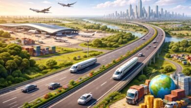 उत्तर प्रदेश की योगी सरकार ने औद्योगिक विकास और वैश्विक कनेक्टिविटी को मजबूत करने के लिए नोएडा इंटरनेशनल एयरपोर्ट से गंगा एक्सप्रेसवे तक ग्रीनफील्ड एक्सप्रेसवे हेतु ₹1,246 करोड़ का प्रावधान किया है। यह कॉरिडोर निवेश आकर्षण, लॉजिस्टिक्स, निर्यात और औद्योगिक क्लस्टर्स के विकास को गति देगा। सरकार के अनुसार यह परियोजना रोजगार सृजन और औद्योगिक विस्तार में मील का पत्थर साबित होगी।