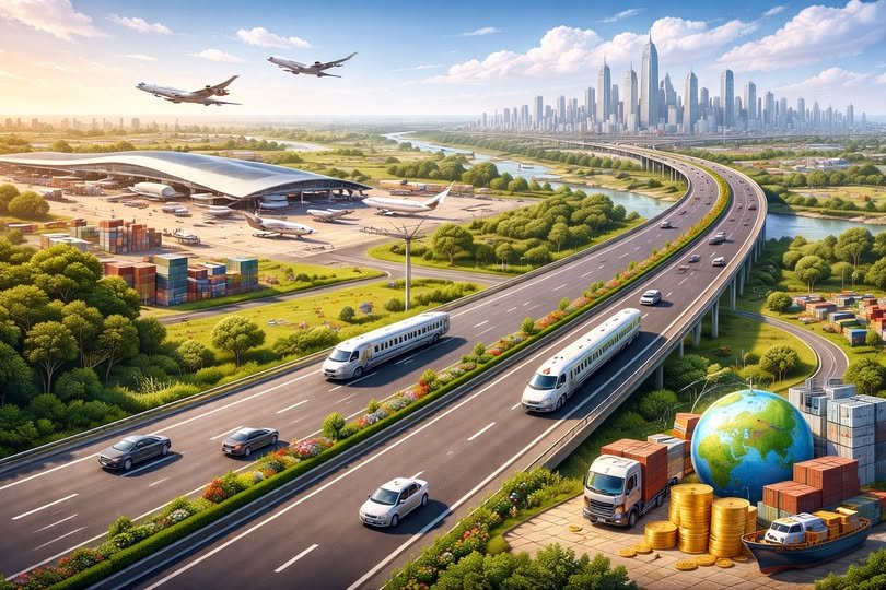 उत्तर प्रदेश की योगी सरकार ने औद्योगिक विकास और वैश्विक कनेक्टिविटी को मजबूत करने के लिए नोएडा इंटरनेशनल एयरपोर्ट से गंगा एक्सप्रेसवे तक ग्रीनफील्ड एक्सप्रेसवे हेतु ₹1,246 करोड़ का प्रावधान किया है। यह कॉरिडोर निवेश आकर्षण, लॉजिस्टिक्स, निर्यात और औद्योगिक क्लस्टर्स के विकास को गति देगा। सरकार के अनुसार यह परियोजना रोजगार सृजन और औद्योगिक विस्तार में मील का पत्थर साबित होगी।