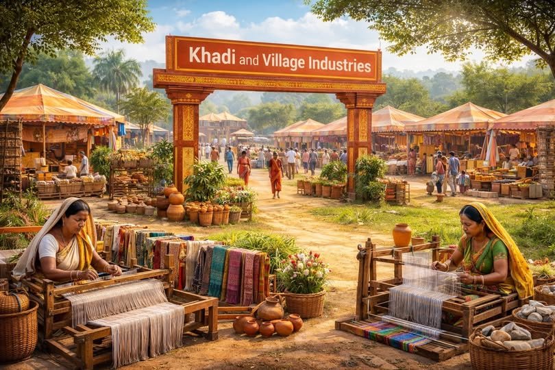 उत्तर प्रदेश खादी एवं ग्रामोद्योग विभाग ने वर्ष 2025-26 में ग्रामीण अर्थव्यवस्था और स्वरोजगार के क्षेत्र में उल्लेखनीय प्रगति की है। मुख्यमंत्री Yogi Adityanath के नेतृत्व में विभाग ने विभिन्न योजनाओं के माध्यम से लक्ष्य से अधिक इकाइयों की स्थापना, रोजगार सृजन, कारीगरों को प्रशिक्षण और खादी उत्पादों के विपणन को सशक्त किया।