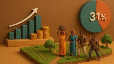 उत्तर प्रदेश में मुख्यमंत्री योगी आदित्यनाथ के नेतृत्व में मनरेगा के तहत रोजगार सृजन के सकारात्मक परिणाम सामने आए हैं। वित्तीय वर्ष 2025-26 में 48 लाख से अधिक परिवारों को रोजगार मिला है, जिसमें SC-ST वर्ग की भागीदारी उल्लेखनीय है। समय पर भुगतान और बड़े निवेश से ग्रामीण अर्थव्यवस्था मजबूत हुई है।