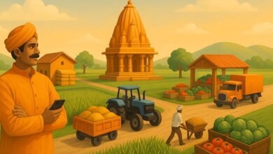 उत्तर प्रदेश में योगी सरकार ने किसानों की आय बढ़ाने के लिए बीज से बाजार तक एक सशक्त और एकीकृत मूल्य श्रृंखला विकसित की है। आधुनिक तकनीक, डिजिटल सेवाएं, समय पर एमएसपी, खरीद केंद्रों का विस्तार और किसान-केंद्रित योजनाओं से कृषि विकास को नई गति मिली है। फल-सब्जी उत्पादन, किसान क्रेडिट कार्ड, सब्सिडी और बाजार-मौसम जानकारी से अन्नदाता की आय और आत्मनिर्भरता दोनों मजबूत हुई हैं।