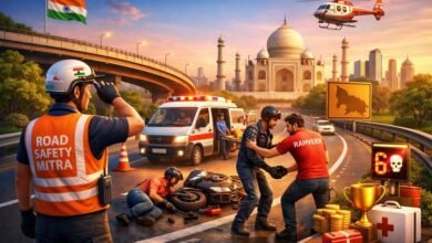 उत्तर प्रदेश में सड़क दुर्घटनाओं पर प्रभावी नियंत्रण और जन-जागरूकता बढ़ाने के लिए ‘सड़क सुरक्षा मित्र’ कार्यक्रम और ‘राहवीर’ योजना को तेज किया गया है। 28 जनपदों में सक्रिय सड़क सुरक्षा मित्र कार्यक्रम के तहत युवा स्वयंसेवकों को प्रशिक्षण दिया जा रहा है। वहीं ‘राहवीर’ योजना गोल्डन आवर में पीड़ितों को अस्पताल पहुंचाने पर प्रोत्साहन देती है। इन पहलों से हादसों में कमी और जीवन रक्षा को बल मिलेगा।